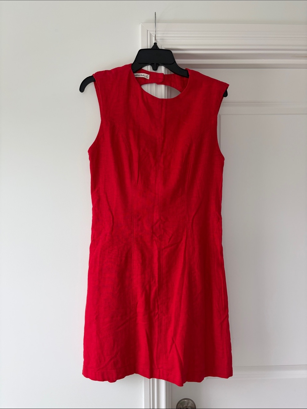 Abercrombie & Fitch Bright Red Sleeveless Mini Dress